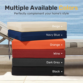 UNIKOME four-cushion pack arranged for a complete patio upgrade