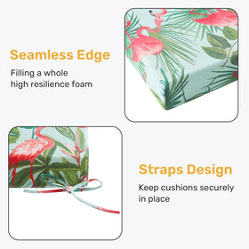 UNIKOME dense foam cushions are easy to clean with a damp wipe.