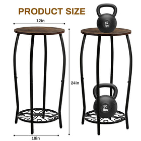 Uniqcovosa plant stand with four legs offers stable corner placement on uneven floors