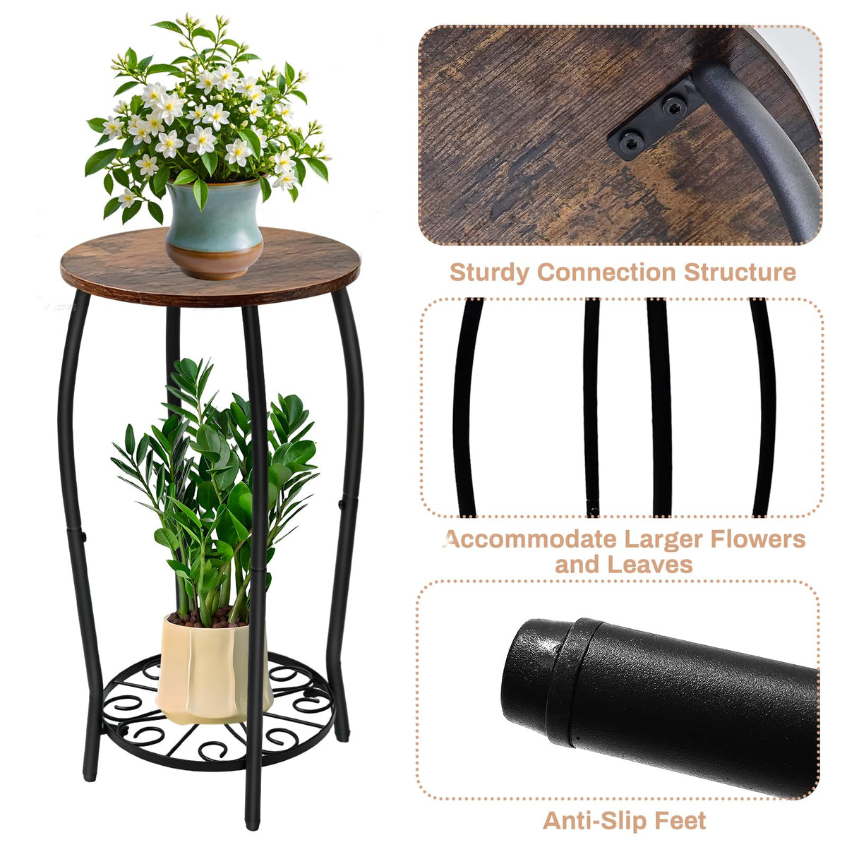 Uniqcovosa outdoor-ready finish resists rain and sun fading for year-round use