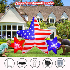 UniqSeason weather resistant polyester keeps the display durable