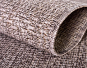 Unique Loom indoor-outdoor rug beige ivory, easy to clean and maintain.