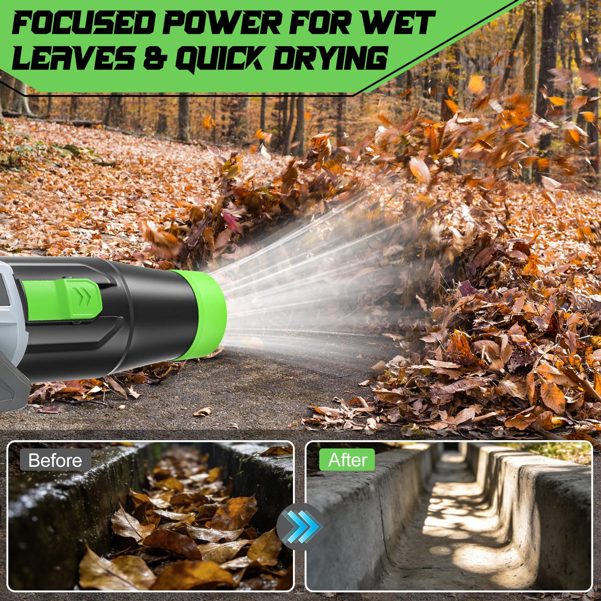 Uniqwamo 8.6-inch nozzle length improves maneuverability around curves.