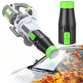 Uniqwamo car drying nozzle easy attach for quick setup on EGO blower.