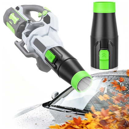 Uniqwamo car drying nozzle easy attach for quick setup on EGO blower.
