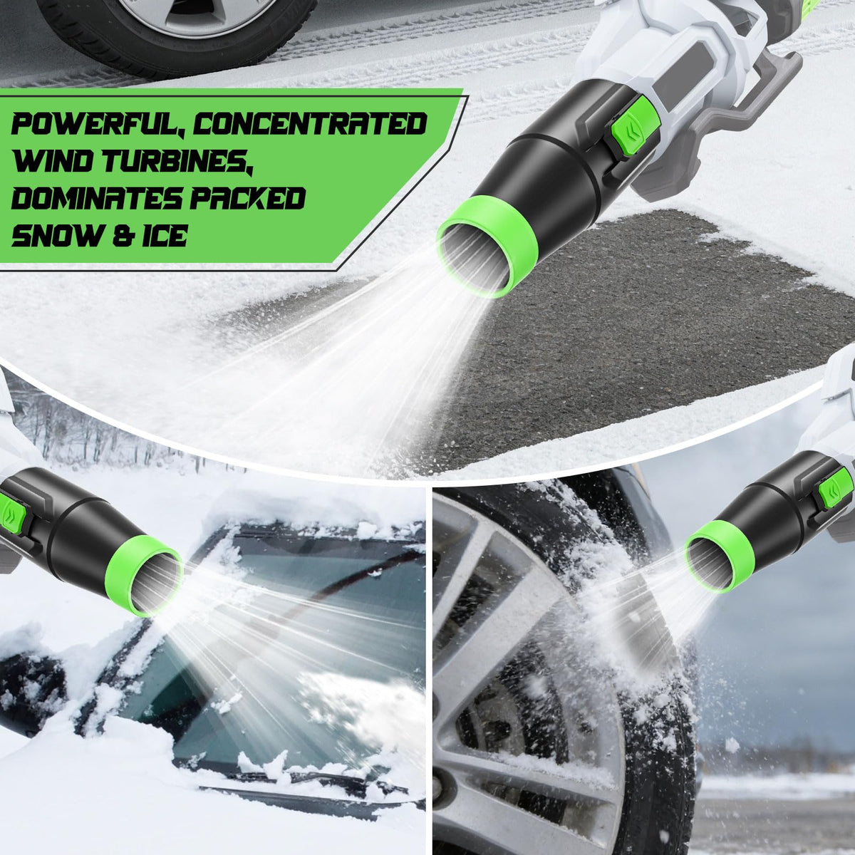 Uniqwamo concentrated air stream directs a tight flow for faster drying.