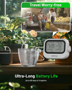 Unistyle programmable watering schedules tailor care for each pot.
