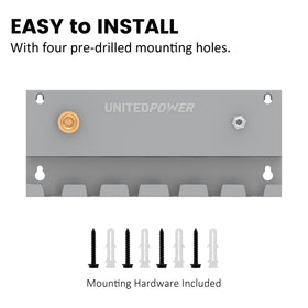 UnitedPower quick-connect fittings ensure fast setup and reliable connections on the rack.