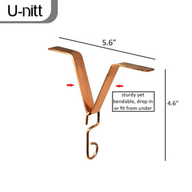 U-nitt gutter clip installation parts simplify rain chain setup