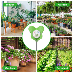 UNIWA Soil Moisture Meter with durable single-probe design minimizes root disturbance.