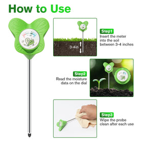 UNIWA Soil Moisture Meter, no battery required for easy, maintenance-free checks.