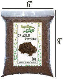 Unknown sphagnum peat moss potting mix; improves aeration and moisture retention.