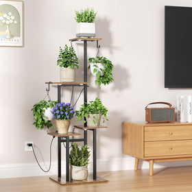 Unlumm plant stand powder-coated finish resists rust and moisture