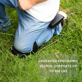 Unmake knee seat shows hip and ankle alignment for comfort
