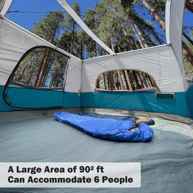 UNP camping canopy inner tent ventilation highlights air flow and comfort.