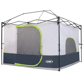 UNP canopy inner tent setup inside a 10x10 canopy, showcasing spacious interior.