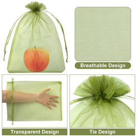 Unves 50-piece fruit protection bag pack showcasing value set
