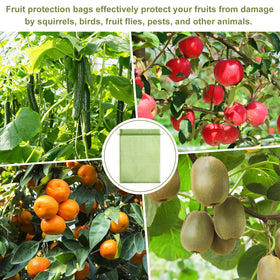 Unves drawstring closure on fruit bags keeps contents secure