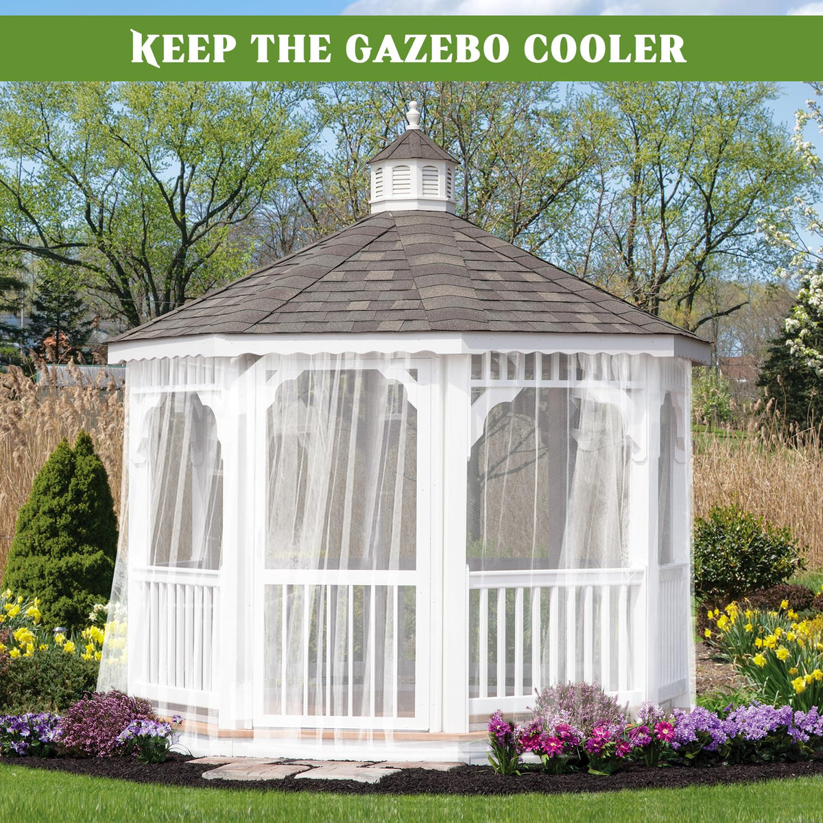 Unves garden mesh pest barrier blocks birds while allowing airflow.