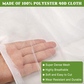 Unves indoor outdoor use netting supports versatile garden setups.