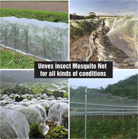 Unves plant netting close-up highlighting DIY friendly cut-to-fit material.