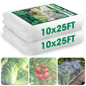 Unves garden netting two-pack protects plants from birds and pests.
