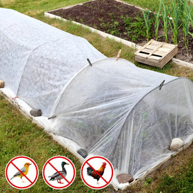 Unves breathable mesh lets you water plants through the net.