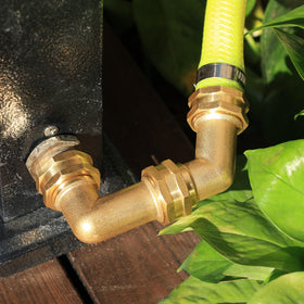 UNWAVER brass elbow ease of installation with wrench