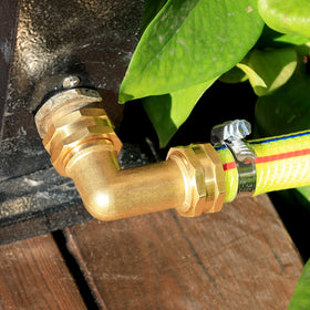UNWAVER garden hose elbow easy access to outdoor faucet connections