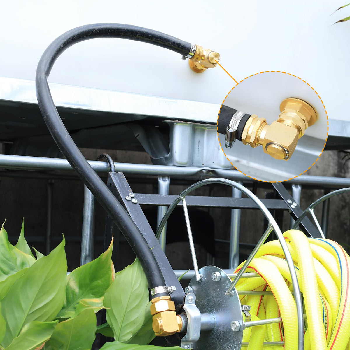 UNWAVER two-pack swivel elbows support flexible garden layouts