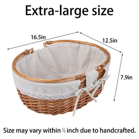 Detachable washable lining inside the UoeRing basket for quick cleaning after use.