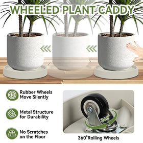 Sturdy support system handles up to 165 lbs (10-inch) or 200 lbs (11-inch).