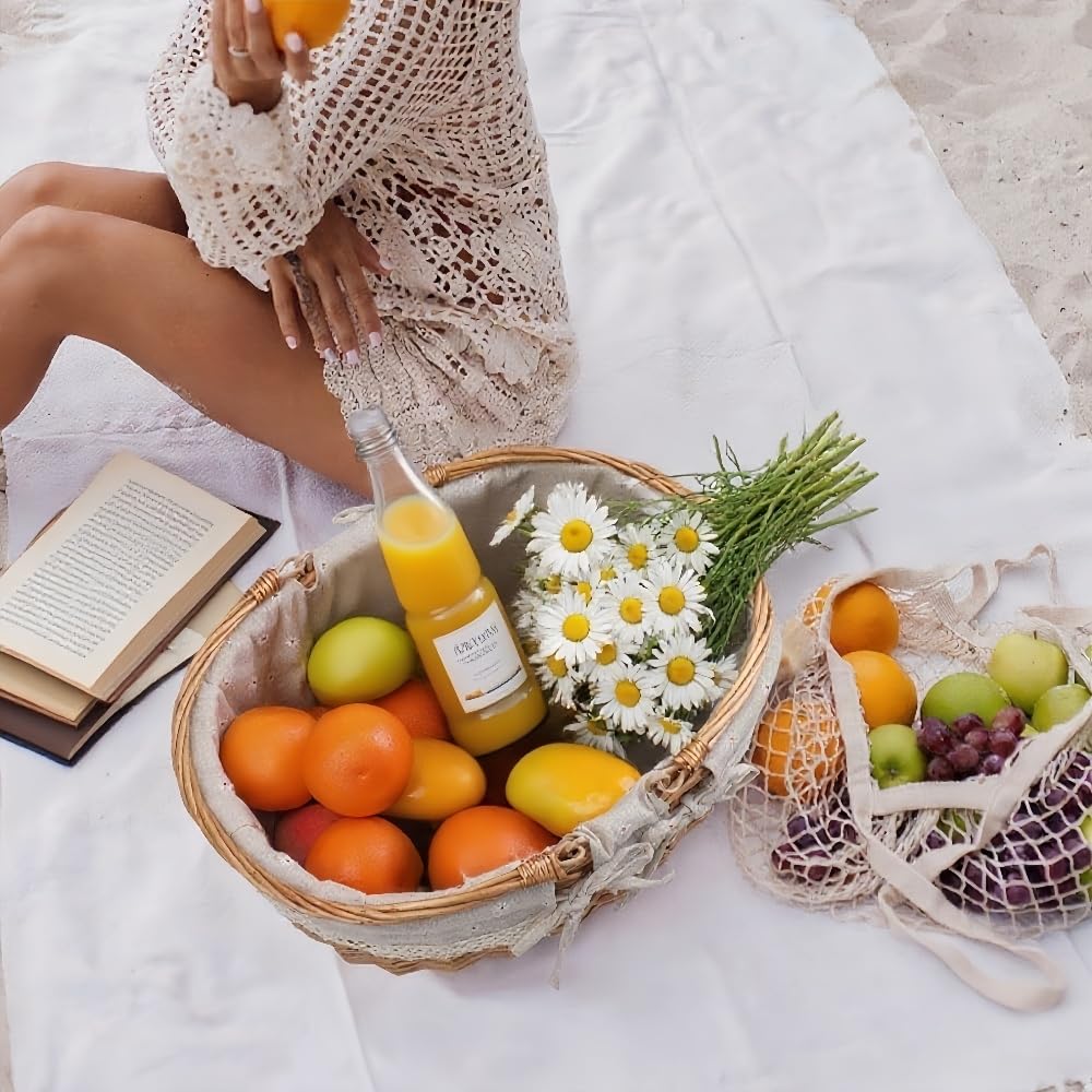 UoeRing sturdy woven body showcasing natural craftsmanship for durable picnic use.