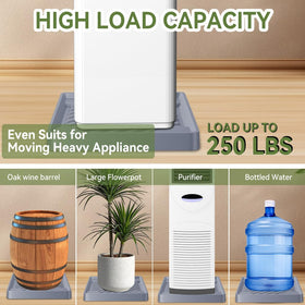 UoeRing heavy-duty stand supports up to 200 pounds for large planters.