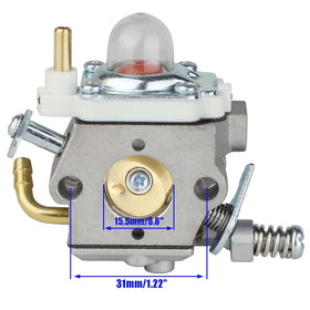 Uorimy PB580T carburetor closeup highlighting precision parts