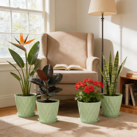 UOUZ pots on a windowsill demonstrate easy, tidy placement.