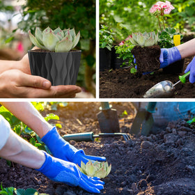 UOUZ 4-inch nursery pot suited for seedling starters and small plants.