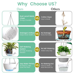 UOUZ weather-resistant planters endure indoors and outdoors.