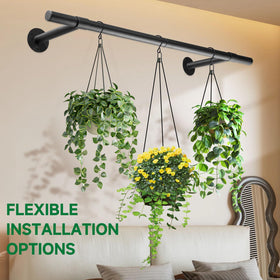 Uoveya wall/window display shows versatile plant shelving for compact homes.