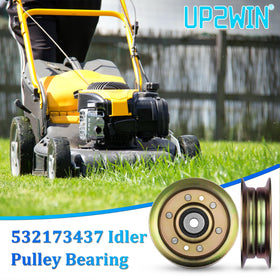 UP2WIN 532173437 idler pulley belt-contact detail assists proper alignment.