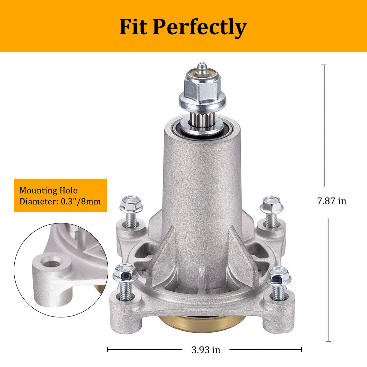 UP2WIN includes mounting bolts and pulley nut for replacement