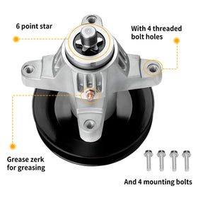 UP2WIN pulley with 138mm diameter, supports even belt alignment