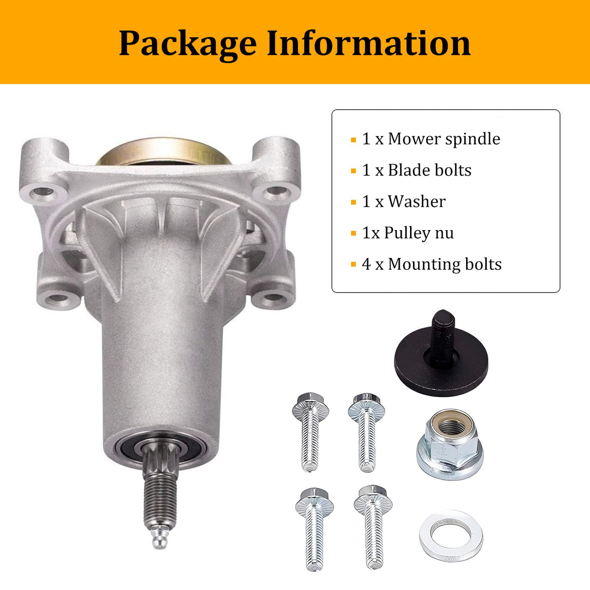 UP2WIN spindle with grease fitting side view for maintenance