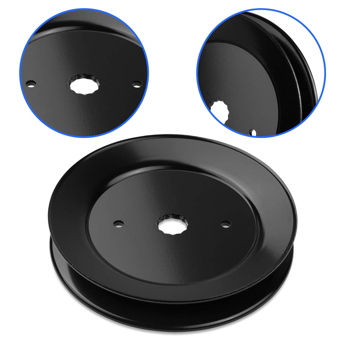 UP2WIN spindle pulley 153535 assembly guide shows quick replacement.