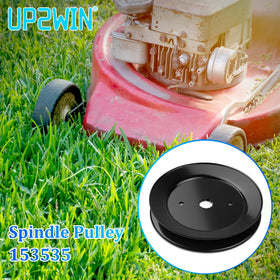 UP2WIN spindle pulley 153535 compatible with Husqvarna 42-54 inch decks.