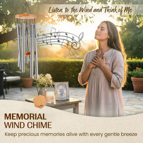 UpBlend Outdoors sympathy gift wind chimes for thoughtful remembrance.