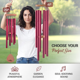 UpBlend Outdoors XL wind chimes add patio decor and lifestyle charm