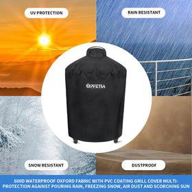 UPFETIA Large Green Egg cover — UV-resistant coating protects from sun fading.