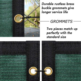UPGRADE Fence Privacy Screen reinforced edges ensure long-lasting strength and tear resistance.