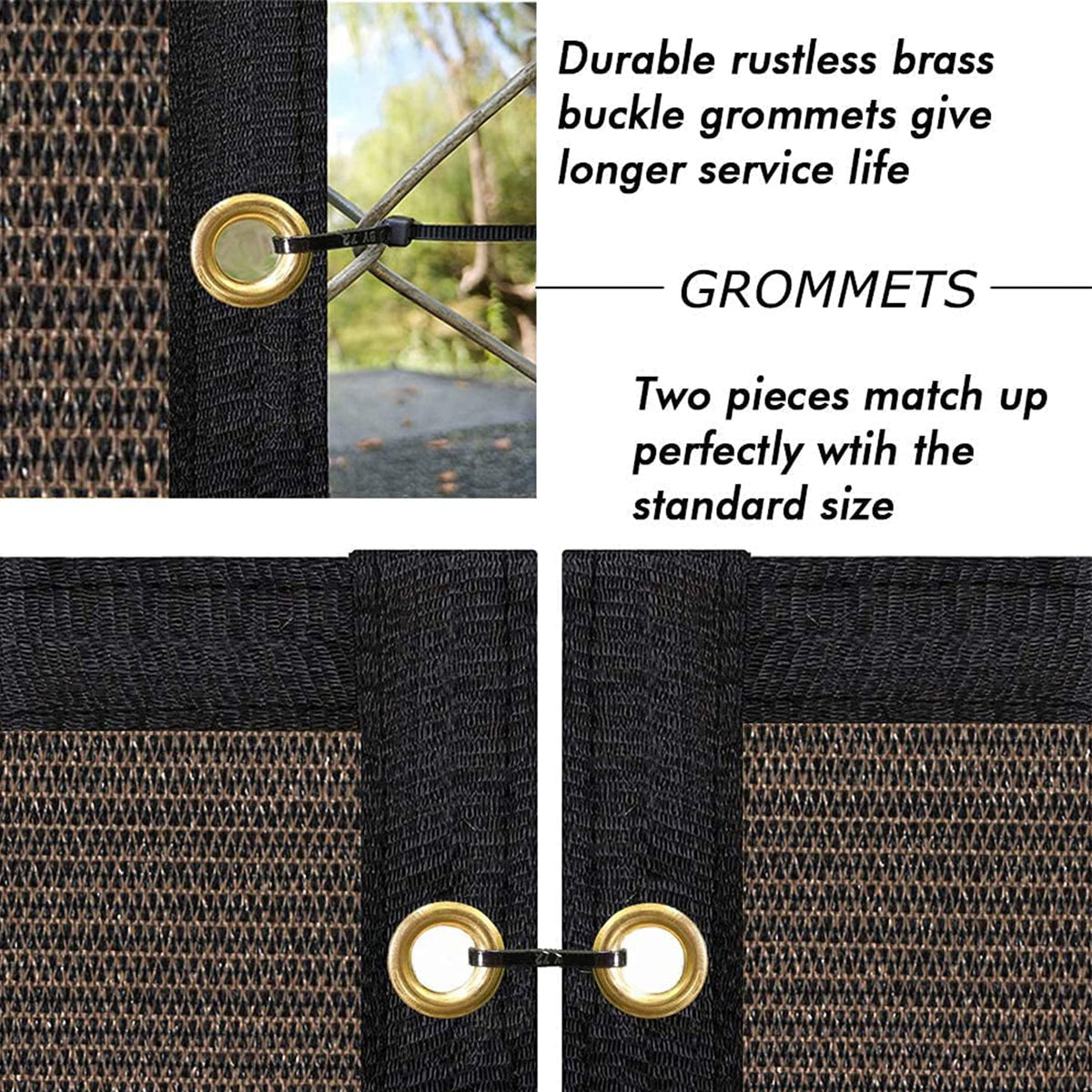 UPGRADE 170 GSM HDPE fabric demonstrates weather resistance in outdoor conditions.